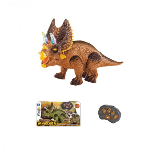 Remote Controlled R/C Dinosaur Triceratops with Sound and Light