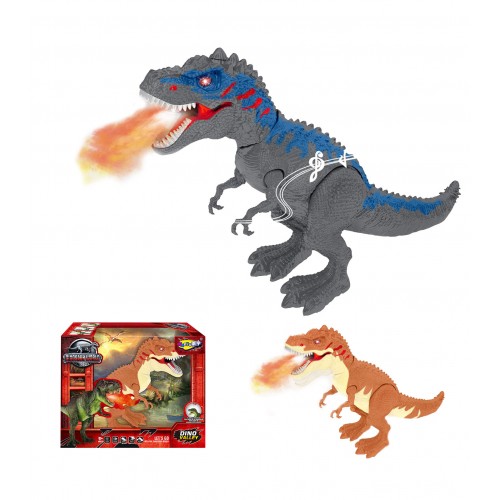 T Rex Roaring Dinosaur Emulated Lifelike Walking Action Figure Light Sound Battery Operated