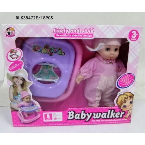 Doll Playtime with Walker & Accessories