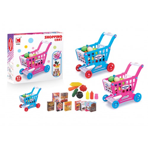 Mini Shopping Cart Trolley Set