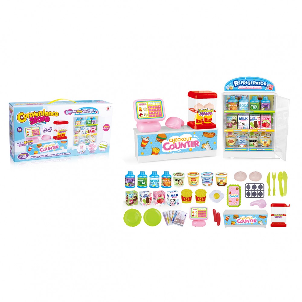 Convenience Store Playhouse set