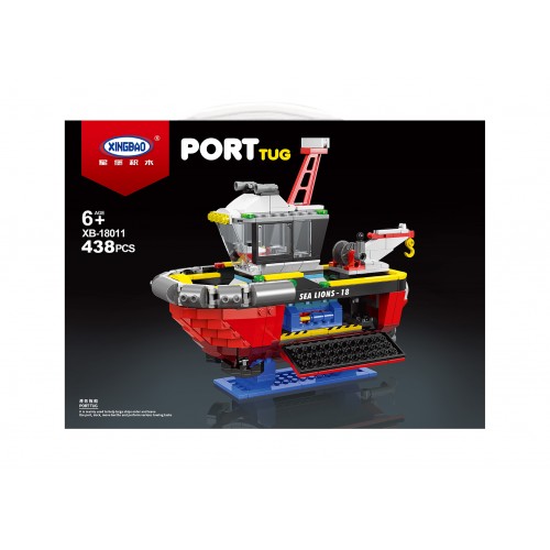 The port tugboat blocks Toys